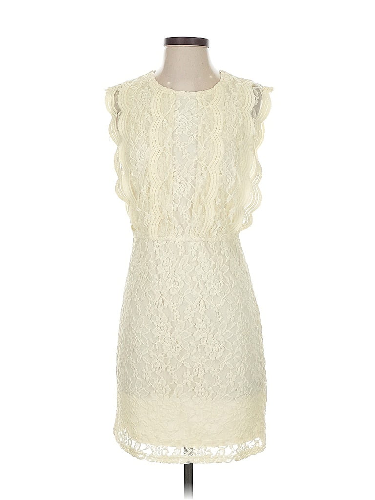 Click to view more detailed imagery on our partner's website Pre-owned Bar Iii Cocktail Dress In White