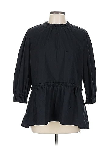 Scoop 3/4 Sleeve Blouse (view 1)