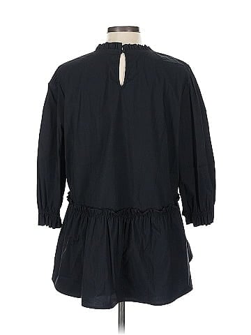 Scoop 3/4 Sleeve Blouse (view 2)