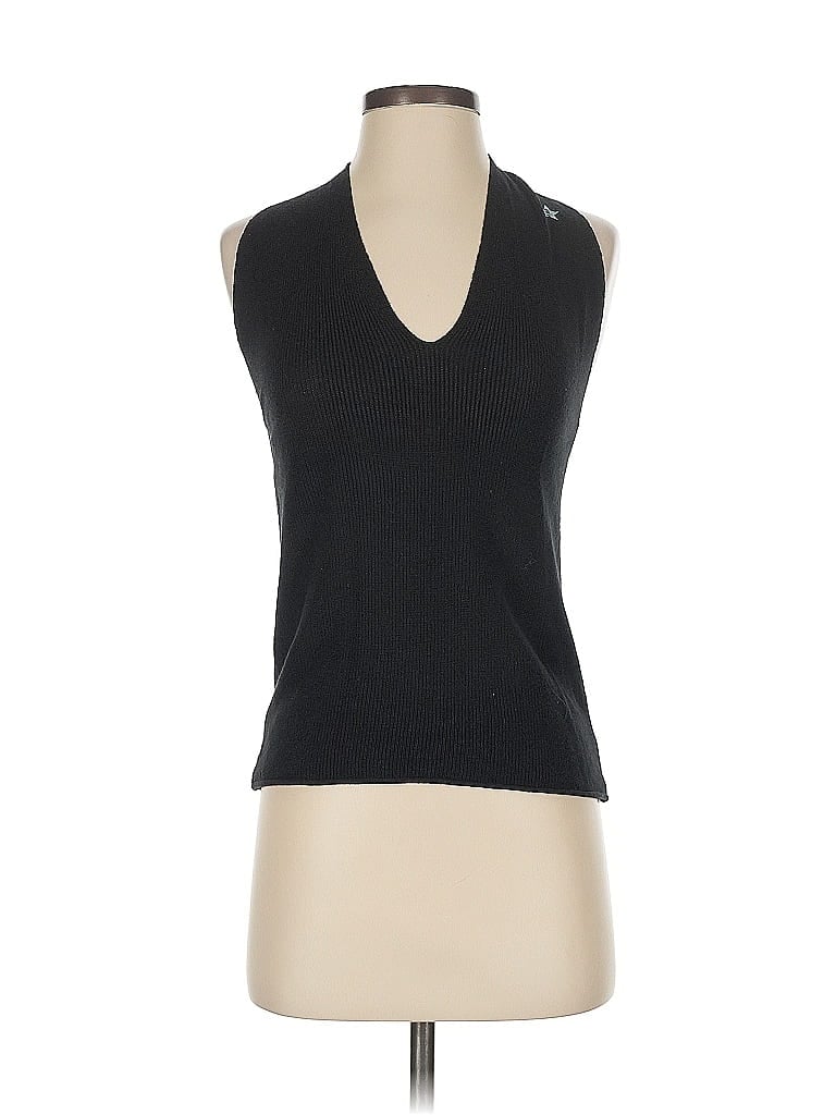 Pre-owned Assorted Brands Sweater Vest In Black