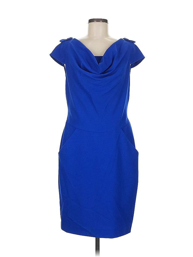 Pre-owned Calvin Klein Cocktail Dress In Blue