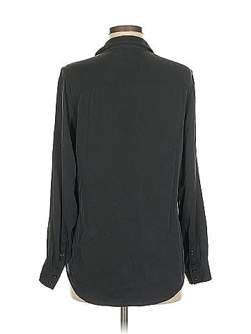 Quince Long Sleeve Silk Top (view 2)