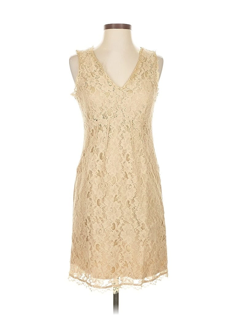 Pre-owned Hallhuber Cocktail Dress In Brown