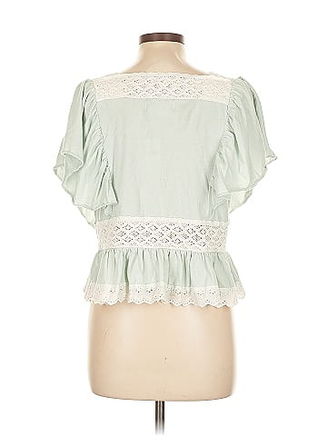 By Anthropologie Short Sleeve Blouse (view 2)