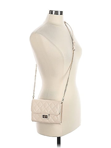 Unbranded 100% Polyurethane Ivory Crossbody Bag One size