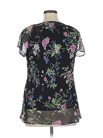 Roz & Ali Short Sleeve Blouse (view 2)