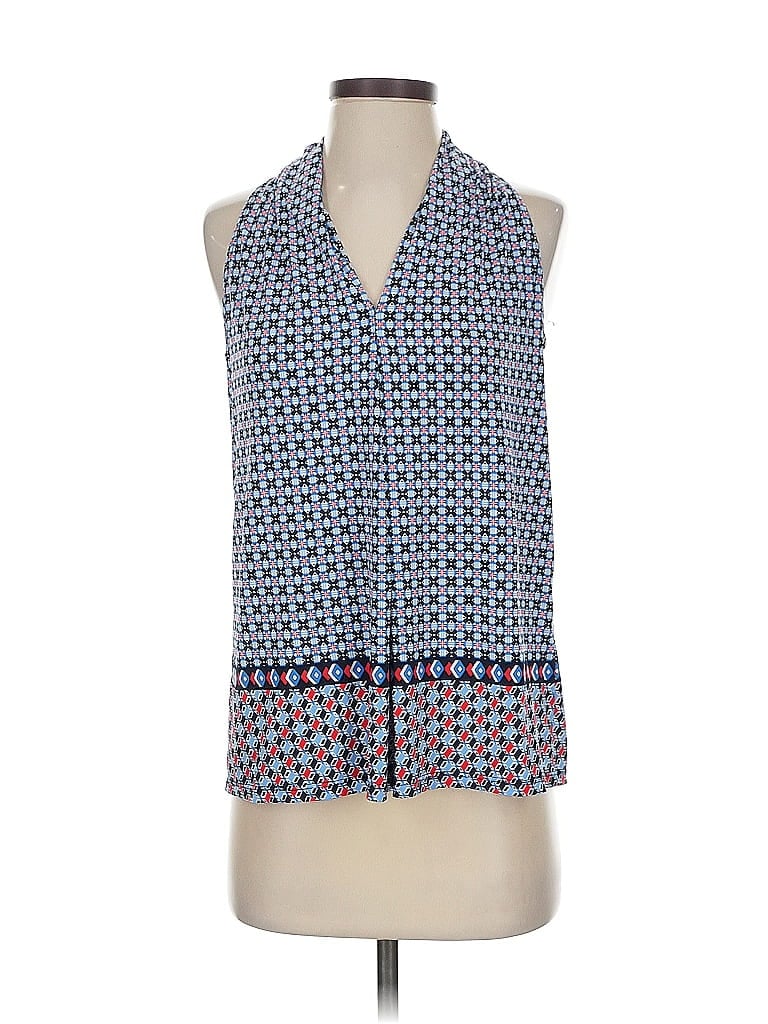Pre-owned Max Studio Sleeveless Blouse In Blue