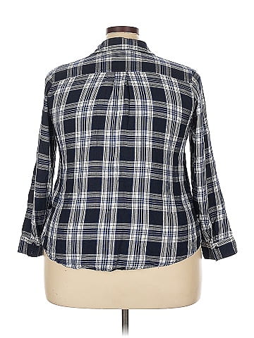 Como Vintage 3/4 Sleeve Button-Down Shirt (view 2)