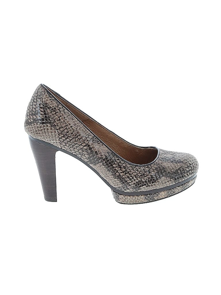 Sofft Tweed Gray Brown Heels Size 6 - photo 1