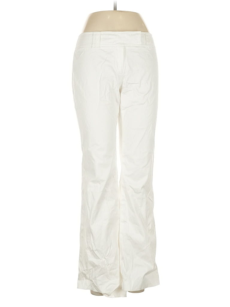 Pre-owned Ann Taylor Casual Pants In White