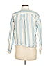 J.Crew Collection 100% Cotton Stripes Blue Long Sleeve Button-Down Shirt Size 6 - photo 2