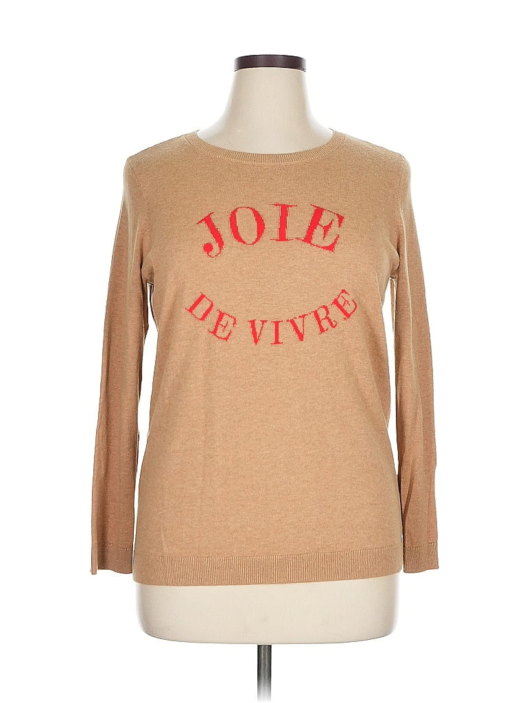 Pre-owned Talbots Pullover Sweater In Brown