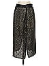 Joie 100% Polyester Metallic Silver Gold Formal Skirt Size 1 - photo 1