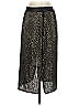 Joie 100% Polyester Metallic Silver Gold Formal Skirt Size 1 - photo 2