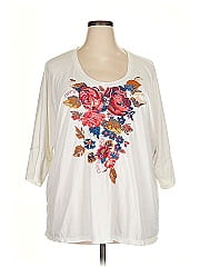 Johnny Was 3/4 Sleeve T Shirt