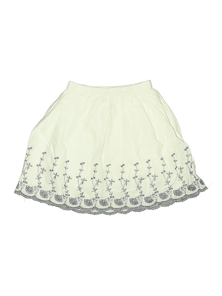 Pre-owned Gap Kids' Skirt In White