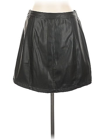No Boundaries Faux Leather Skirt (view 2)
