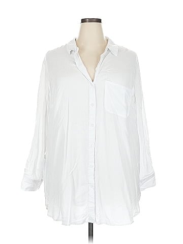 Velvet Heart 3/4 Sleeve Button-Down Shirt (view 1)