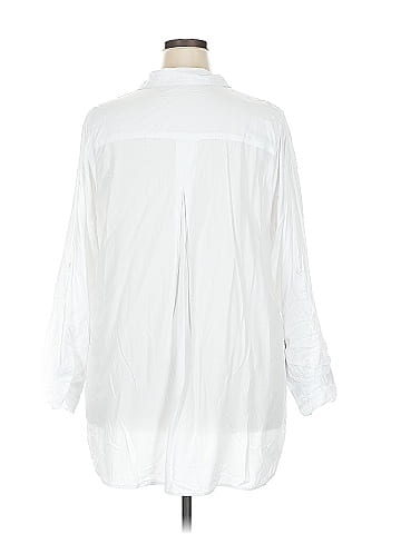 Velvet Heart 3/4 Sleeve Button-Down Shirt (view 2)