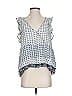 Tanya Taylor Blue Sleeveless Blouse Size 4 - photo 1