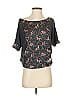 Tiny Black Short Sleeve Blouse Size XS - photo 1