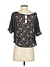 Tiny Black Short Sleeve Blouse Size XS - photo 2