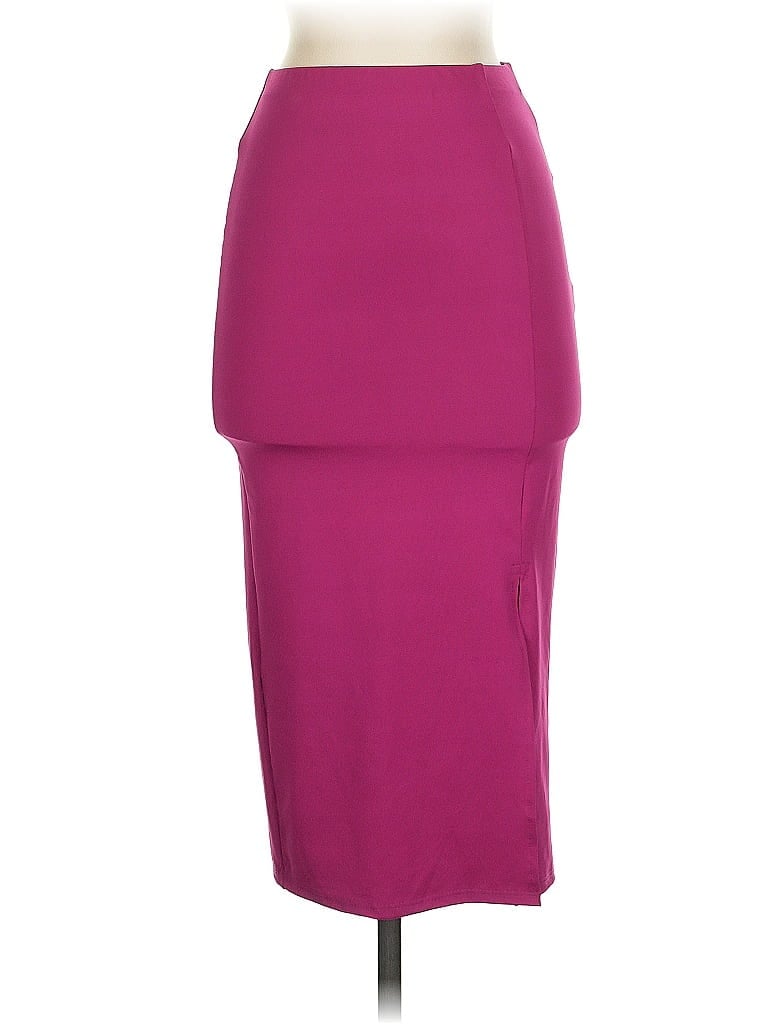 Pre-owned 21 Saints Formal Skirt In Burgundy