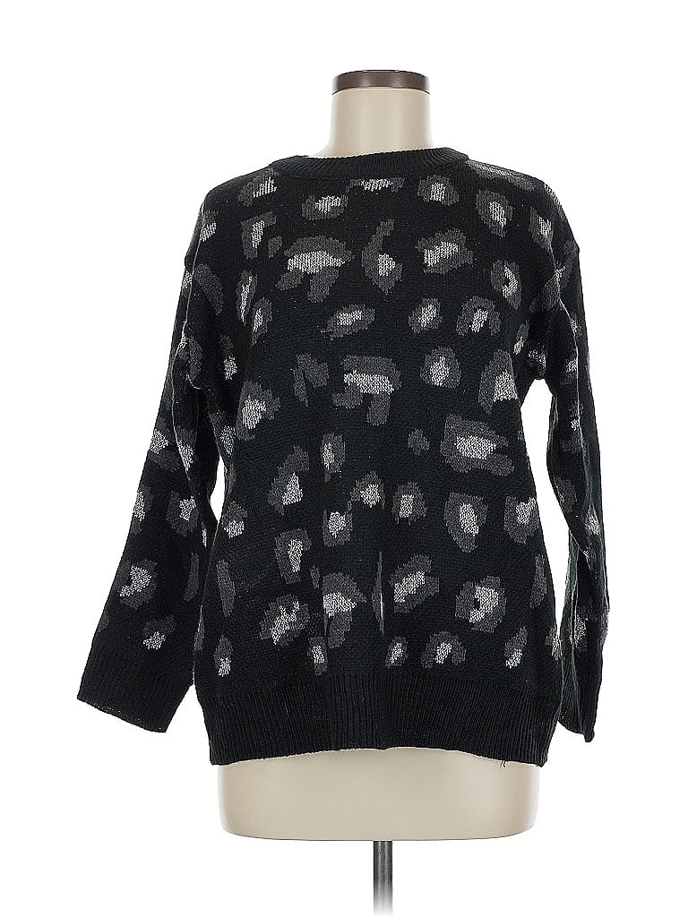 Pre-owned Kendall & Kylie Pullover Sweater In Black