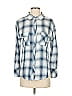 Rails Plaid Blue Long Sleeve Button-Down Shirt Size XS - photo 1
