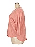 KIRKLAND Signature 100% Cotton Pink 3/4 Sleeve T-Shirt Size XXL - photo 4
