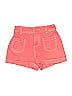 Mini Boden Red Denim Shorts Size 7 - photo 1