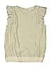 Stella McCartney 100% Silk Tan Ivory Silk Blouse Size 6 - photo 1