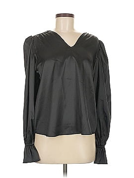 Aqua Long Sleeve Blouse