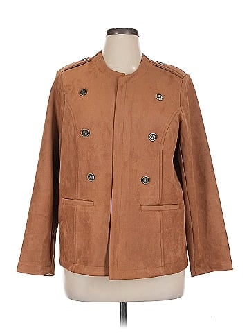 T Tahari Faux Leather Jacket (view 1)