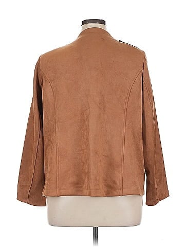 T Tahari Faux Leather Jacket (view 2)