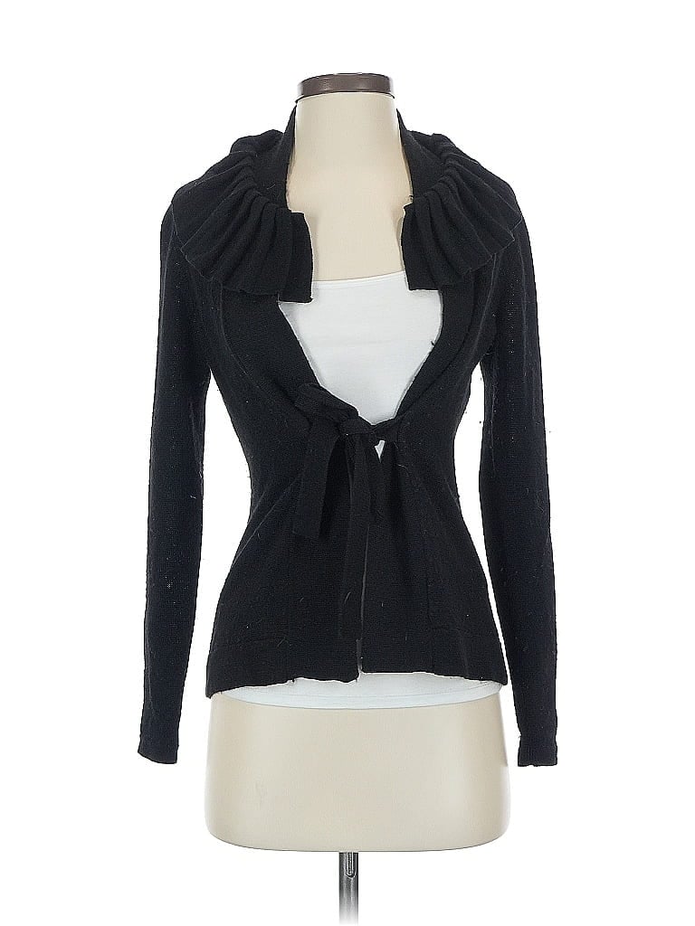 Click to view more detailed imagery on our partner's website Pre-owned Tahari Cardigan Sweater In Black