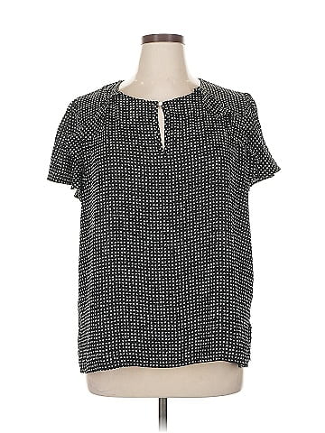 Liz Claiborne Short Sleeve Blouse (view 1)