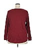 Terra & Sky Burgundy 3/4 Sleeve T-Shirt Size 2X - photo 2