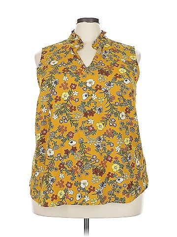 Jasmine & Juliana Sleeveless Blouse (view 1)