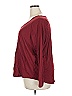 Terra & Sky Burgundy 3/4 Sleeve T-Shirt Size 2X - photo 4