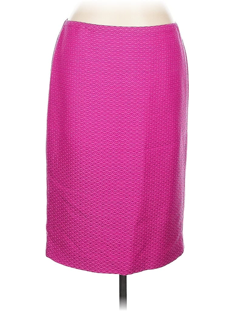 Pre-owned Linda Allard Ellen Tracy Formal Skirt In Pink