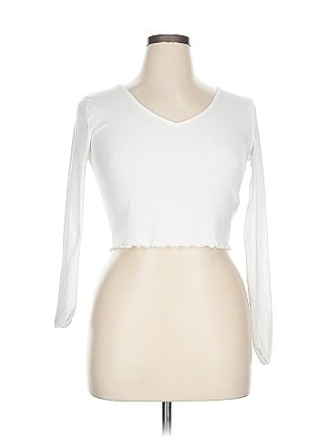 NA-KD 3/4 Sleeve Top (view 1)