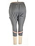 Catherines Color Block Stripes Gray Active Pants Size 3X - photo 2
