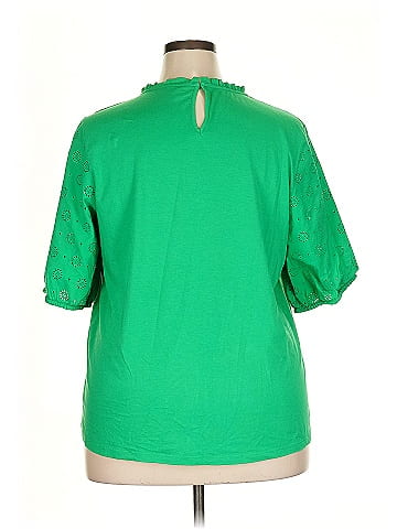 Crown & Ivy Short Sleeve Blouse (view 2)