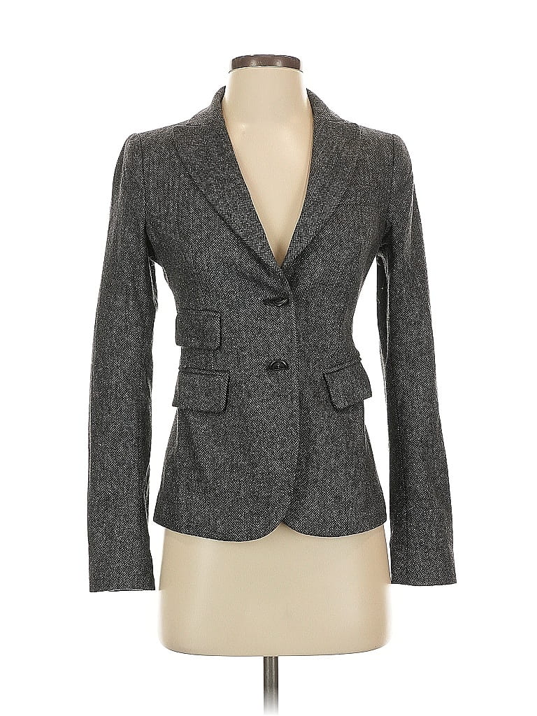 Pre-owned United Colors Of Benetton Blazer Jacket In Gray