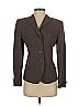 Giorgio Armani Solid Brown Blazer Size 4 - photo 1