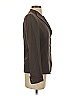 Giorgio Armani Solid Brown Blazer Size 4 - photo 3