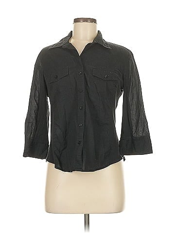 Talbots 3/4 Sleeve Button-Down Shirt (view 1)