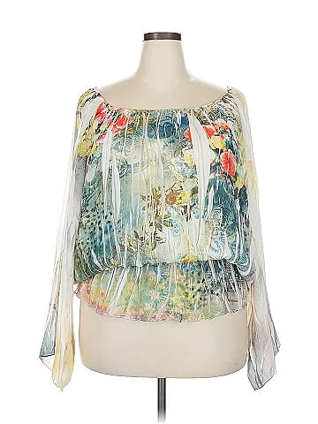 Lane Bryant Outlet 3/4 Sleeve Blouse (view 1)