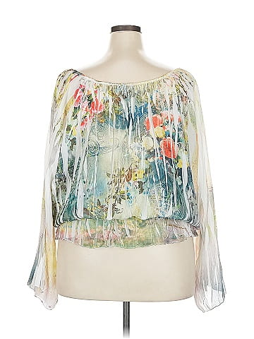 Lane Bryant Outlet 3/4 Sleeve Blouse (view 2)